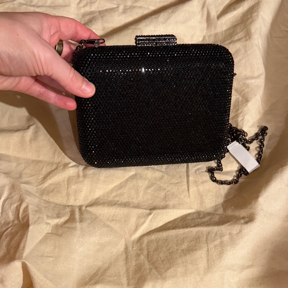 Natasha Couture Box Clutch Purse